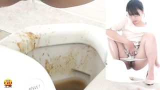 Real mess in public bathroom