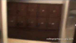 Milf shitting a lot in toilet