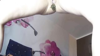 Real mess between butt cheeks
