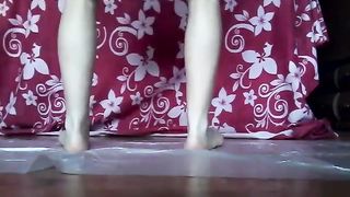 pooping and smearing shit