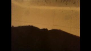 Woman shitting a very liquid diarrhea in the shower