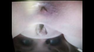 Woman shit and piss closeup