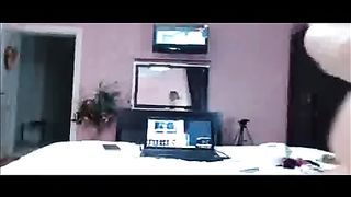 Blonde girl masturbating asshole with shitty dildo