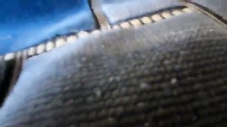 Bitch shits on guys cock as he fucks her