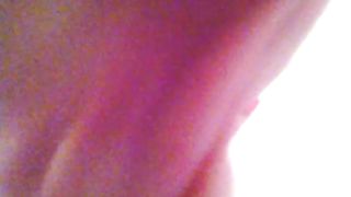 bitch wearing glasses lifts her knickers and shits.