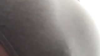 Huge turd in grey panties massive