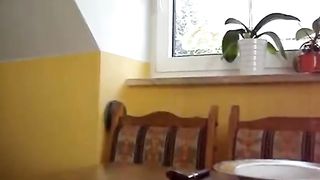 loose Shit comes out of the arse of this Thick Blonde Buxom Bitch