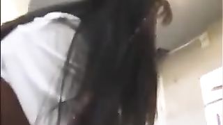 Japanese secretary panty poop