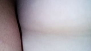 Flabby plays with penis