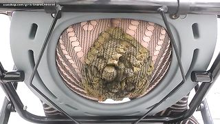 Pantyhose pooping extreme