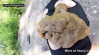 Curvy blonde teen feeds slave