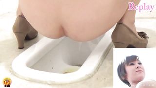 Spying on hairy japanese pooping