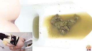 Petite japanese shitting a lot