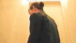 Spy Cam records these unsuspecting Bitches drop their knickers and Piss