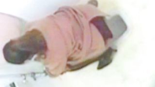 Diarrhea in a public toilet