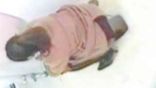 Diarrhea in a public toilet