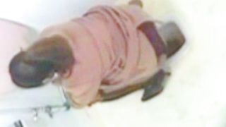 Diarrhea in a public toilet