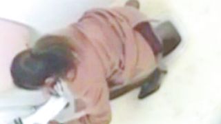 Diarrhea in a public toilet