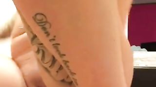 Redhead babe eats poop