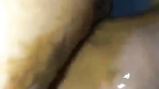 Ebony girl takes a fat cock