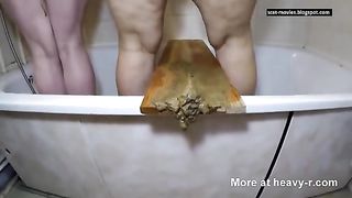 Hot Bitches Shitting All Over The Place, Lets Wank Our Cocks Watching Them.