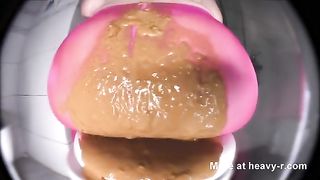 This Shitting Bitch Does It Again Sit Back And Enjoy Her Spread It Over Her Big Arse