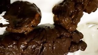 Teen with nice ass dropped a big load