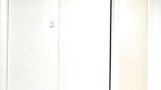 Fat ebony shitting while standing