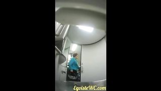 My job as a toilet cleaner means I can film unsuspecting Bitches Pissing.