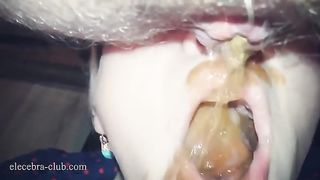 Diarrhea on pretty face