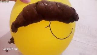 Big turd on a balloon
