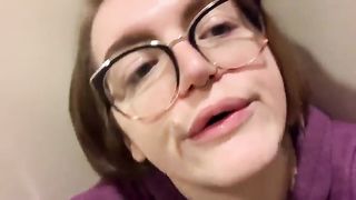 German teen eating her own shit