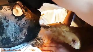 Begging for a cumshot can't wait