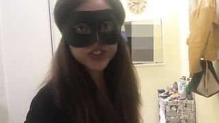 Close up of teen shitting sexy way