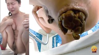 The pain when a turd gets stucked