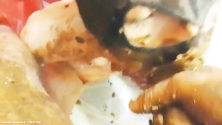 Amateur couple have fun in unique way