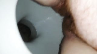 Fat wife pooping and peeing