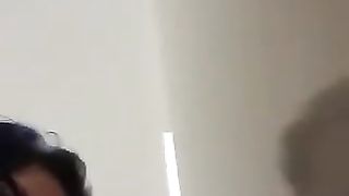 Close up of her big ass shitting