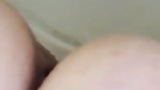 Close up of her big ass shitting