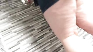 Liquid shit in white diapers