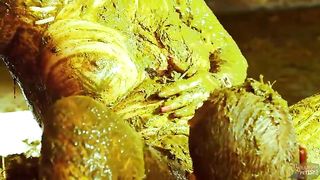 Cowshit adventure session with sexy Betty and Franky