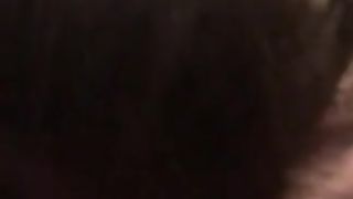 Slutty mature busty wife loves shitty blowjob