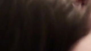 Slutty mature busty wife loves shitty blowjob