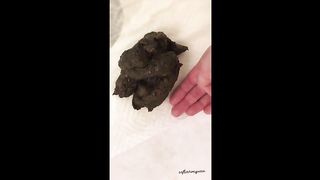 Massive dark poop