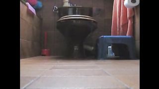 Lovely hot ass chick pooping for you