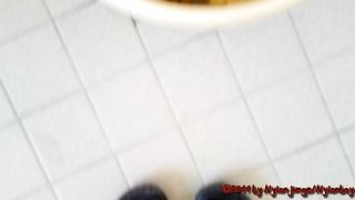 Poop tadpoles in the toilet