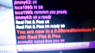 Beautiful curvy lady spread legs and pooping