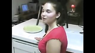 Beautiful brunette chick Alyx pooping for you