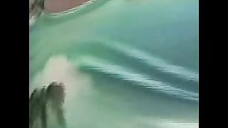 Lovely hot ebony chick pooping at home