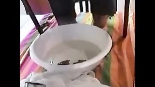 Hot big boobs ebony pooping for you